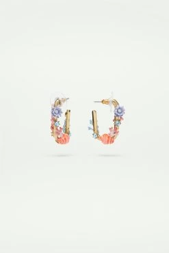 Les Néréides Boucles D'oreilles Coquillage, Coraux Et Pierre En Verre Taillé -Les Néréides fr 01a2cd36 fc2d 424c 8c35 e9a8a429a81f