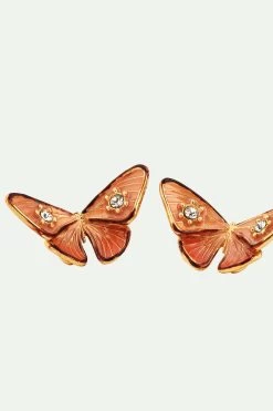 Les Néréides Boucles D'oreilles Tiges Papillon émaillé Et Pierres -Les Néréides fr 0d8eb1f1 594e 4147 85f5 a55d02b92735