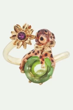 Les Néréides Bague Ajustable Teckel Et Pierre -Les Néréides fr 11946cb3 77ac 41e3 907b 2c81395233c3