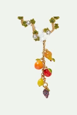 Les Néréides Collier Pendentif Amphore, Feuilles De Vigne Et Fruits -Les Néréides fr 11f56d8d 2ba5 4758 a075 8d88b5f8cbc1