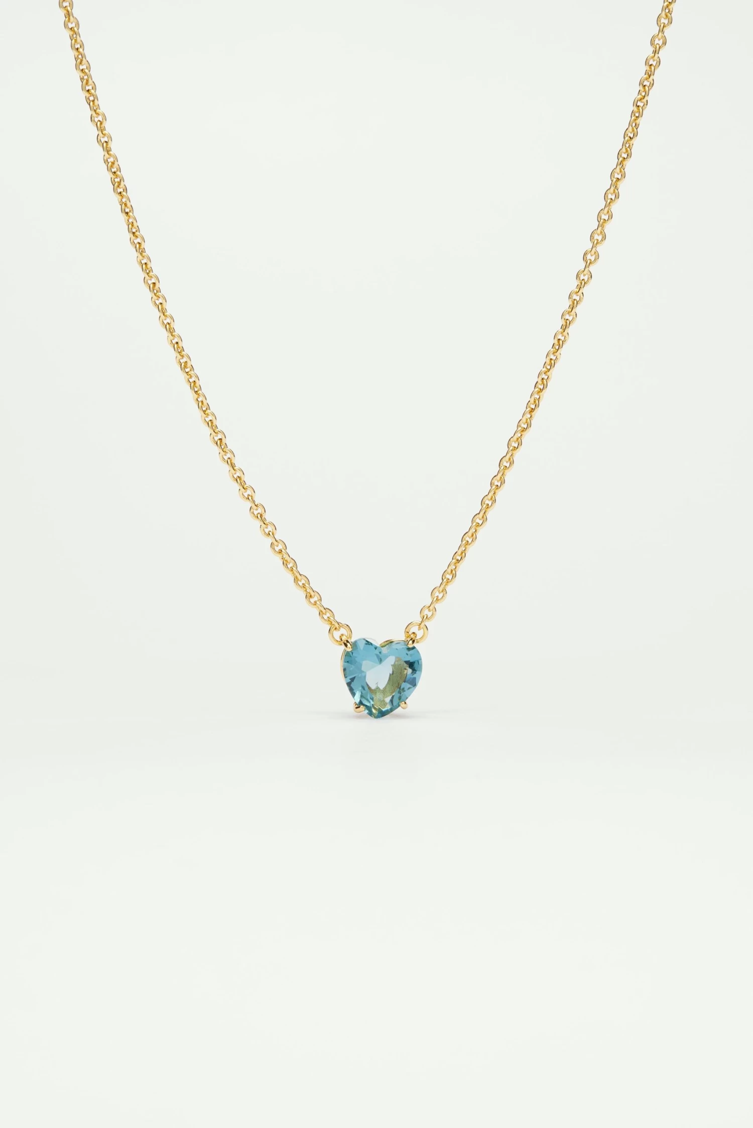 Les Néréides Collier Pendentif Pierre Cœur La Diamantine Acqua Azzura 1 Les Néréides Collier Pendentif Pierre Cœur La Diamantine Acqua Azzura