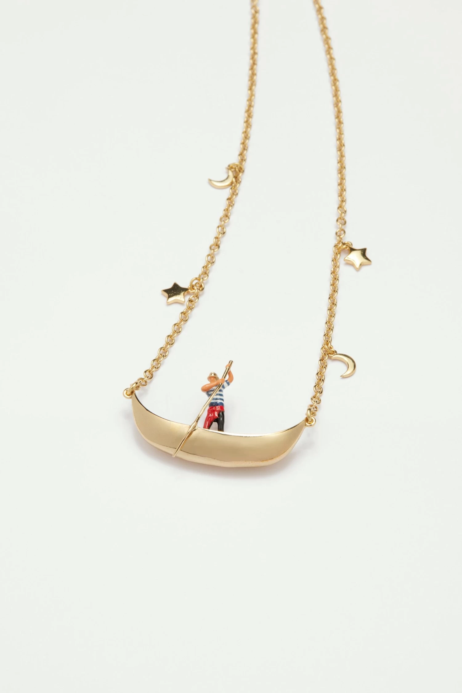 Les Néréides Collier Pendentif Batelier Et Gondole 3 Les Néréides Collier Pendentif Batelier Et Gondole – Image 3