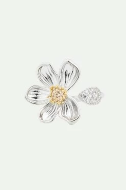 Les Néréides Bague Ajustable Marguerite Et Pétale Pavé De Cristaux Blancs -Les Néréides fr 1f8fd69c 5c46 4907 a7c9 0c8c144c0c70