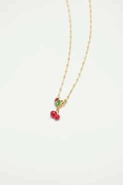 Les Néréides Collier Pendentif Cerises Et Feuilles -Les Néréides fr 21553bd3 6d3e 4f7d a735 710ca4362893