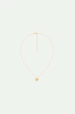 Les Néréides Collier Pendentif Coeur Strié Et Oxyde De Zirconium -Les Néréides fr 252cbc56 81d9 42aa a662 cae616b5a1e4