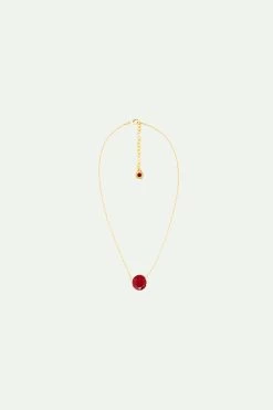 Les Néréides Collier Pendentif Rond La Diamantine Rouge Grenat -Les Néréides fr 34ffb46d d80d 42d0 b85b 5361c1ce8029