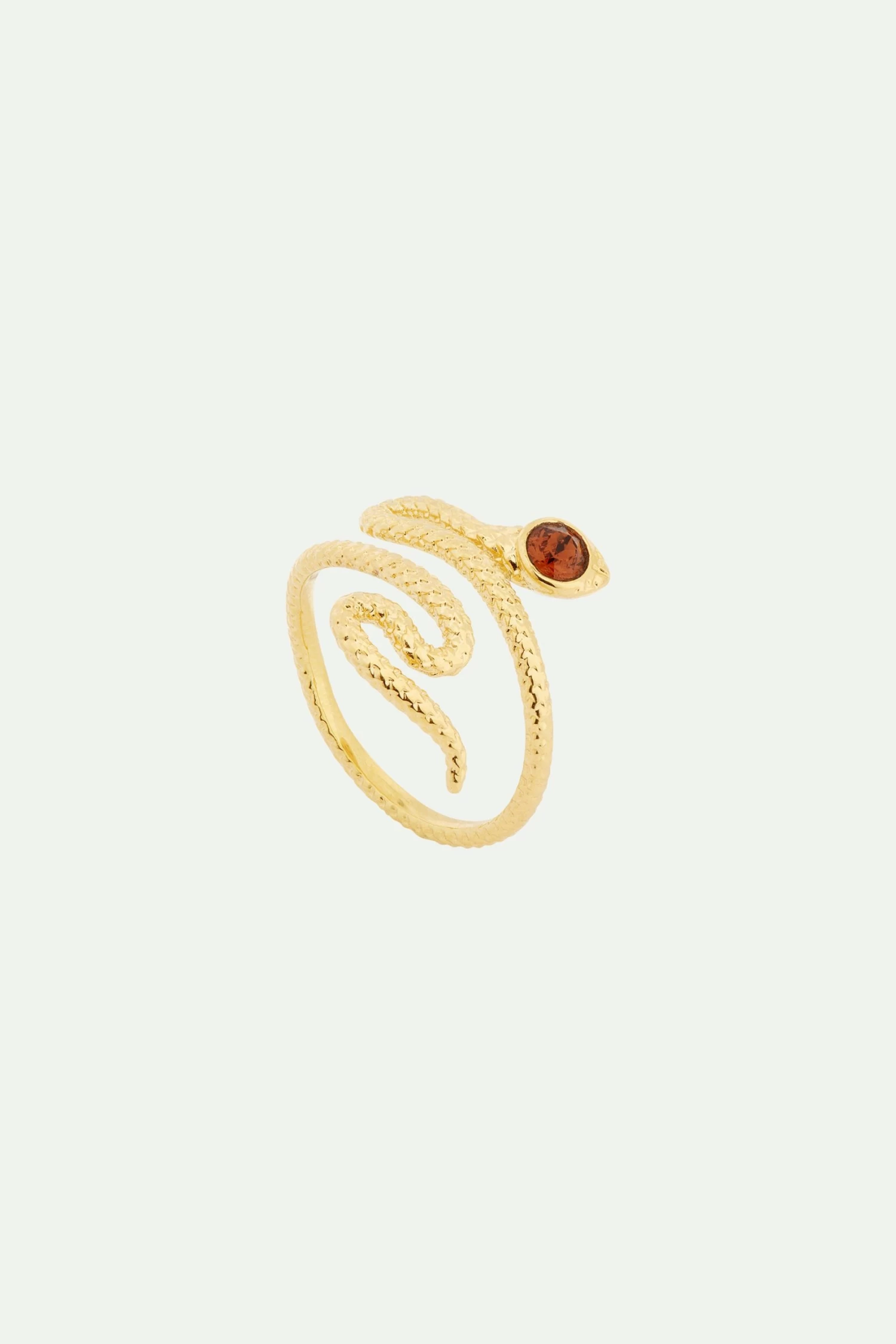 Les Néréides Bague Ajustable Serpent égyptien 1 Les Néréides Bague Ajustable Serpent égyptien
