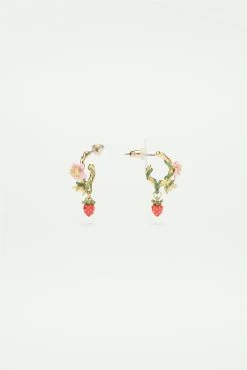 Les Néréides Boucles D’oreilles Tiges Créoles Fraise Des Bois -Les Néréides fr 3576b1a4 a807 45dd 9970 2843f7c8ea46