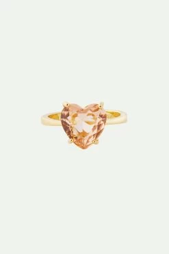 Les Néréides Bague Solitaire Coeur La Diamantine Rose Abricot -Les Néréides fr 43fec953 88ef 4c21 90e3 7932f4032846
