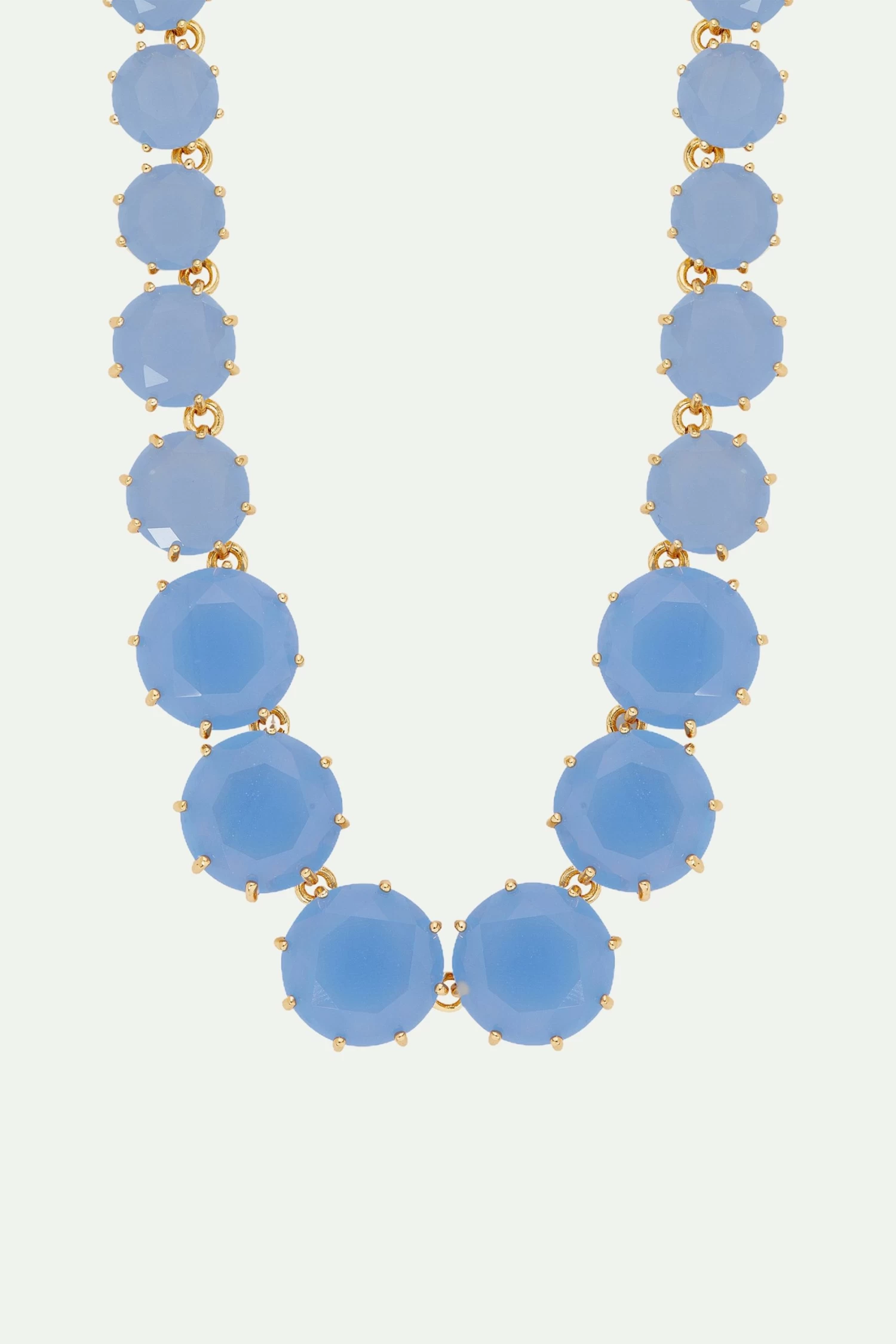 Les Néréides Collier Sautoir Pierres Rondes La Diamantine Bleu Ciel 1 Les Néréides Collier Sautoir Pierres Rondes La Diamantine Bleu Ciel