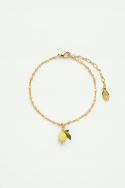Les Néréides Bracelet Pendentif Citron