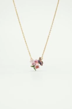 Les Néréides Collier Papillon Du Japon Et Fleurs De Cerisier
