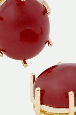 Les Néréides Boucles D'oreilles Tiges Pierre Ovale Rouge 5 Les Néréides Boucles D'oreilles Tiges Pierre Ovale Rouge -Les Néréides fr 4dcfa00c b92e 48ad 881b 492776f154a2
