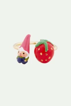 N2 By Les Néréides Bague Ajustable Toi Et Moi Naine De Jardin Et Fraise -Les Néréides fr 5382d23e 9646 4690 8793 6b930b5b9f2d