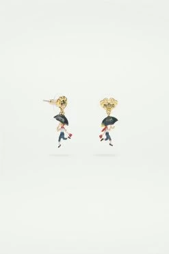 Les Néréides Boucles D'oreilles Tiges Femme Sous Son Parapluie -Les Néréides fr 61fa5d5c 9ca3 45f4 b5e7 1c1a895df8d8