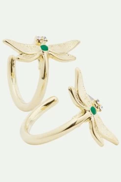 Les Néréides Boucles D'oreilles Petites Créoles Libellule -Les Néréides fr 63be897f cdb1 47f4 a9db de227f3af4fd