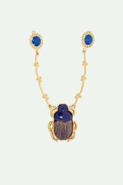 Les Néréides Collier Pendentif Scarabée Bleu Sacré D'Egypte 7 Les Néréides Collier Pendentif Scarabée Bleu Sacré D'Egypte -Les Néréides fr 70385c76 975f 409f 89f2 198cddc235cf