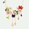Les Néréides Collier Plastron Jardin Flottant Et Lapis-lazuli