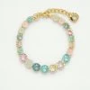 Les Néréides Bracelet Luxe Un Rang La Diamantine Acqua Azzura