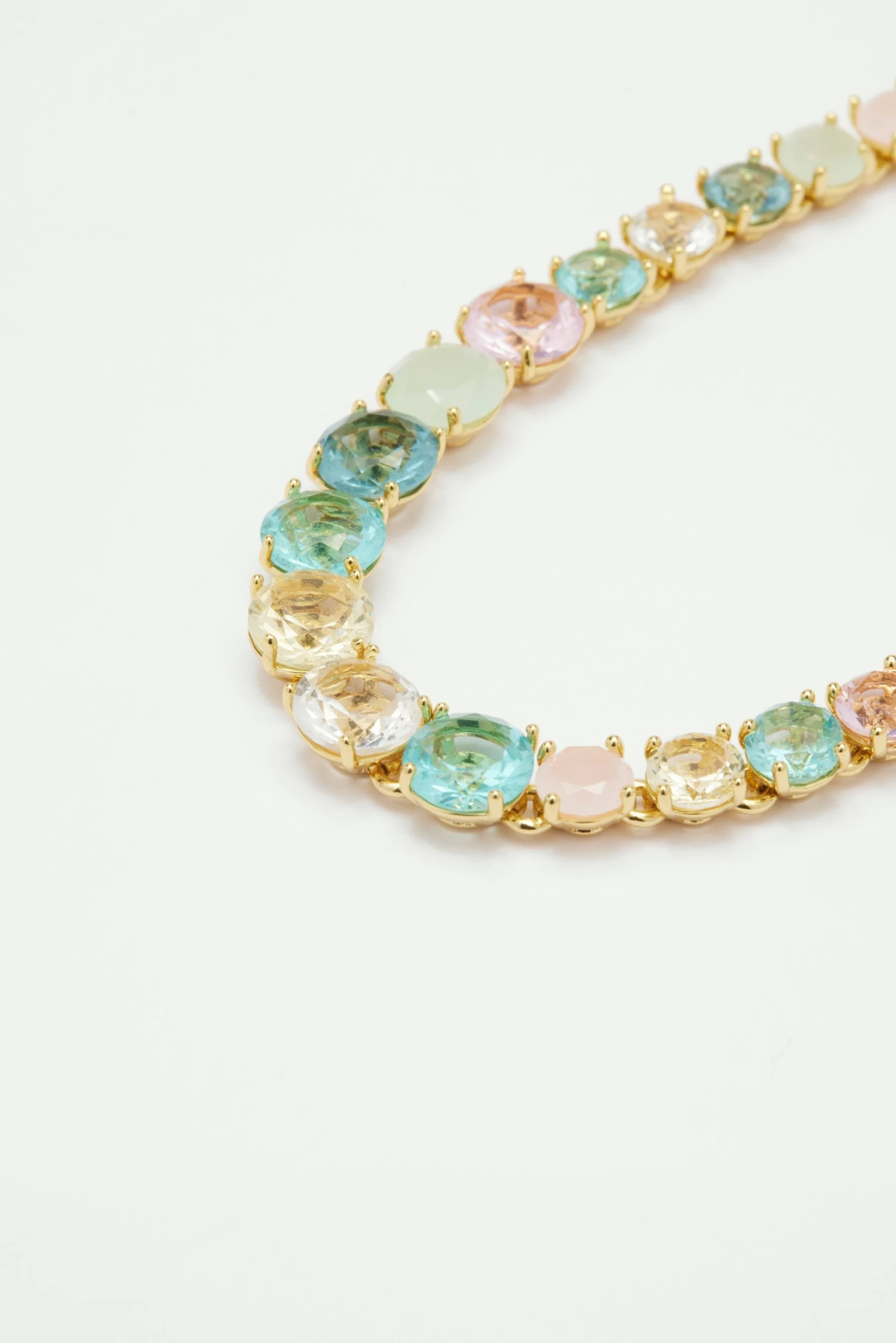 Les Néréides Bracelet Luxe Un Rang La Diamantine Acqua Azzura 2 Les Néréides Bracelet Luxe Un Rang La Diamantine Acqua Azzura – Image 2