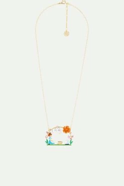 N2 By Les Néréides Collier Pendentif Teatime Alice Et Lapin Blanc