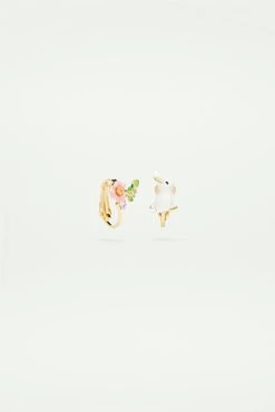 Les Néréides Boucles D'oreilles Asymétriques Lapin Et Fleur Rose -Les Néréides fr 803e2c84 9c96 43b2 8475 eb1bc6bcccf1