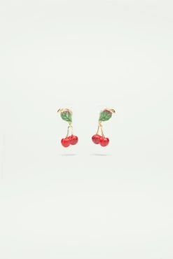 Les Néréides Boucles D'oreilles Petites Cerises