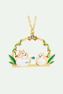 N2 By Les Néréides Collier Pendentif Hamsters Gourmands -Les Néréides fr 831659fb 5e2b 469a 8e35 8ac84b8de296