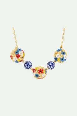 Les Néréides Collier Plastron Bouquet De Fleurs Et Perles En Céramique -Les Néréides fr 856895f9 2627 4c62 bf39 e3795bb3df46