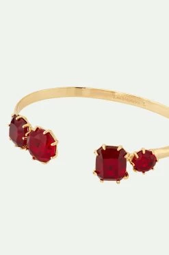 Les Néréides Bracelet Jonc 4 Pierres La Diamantine Rouge Grenat -Les Néréides fr 85bfb975 2898 4b6d b8f7 40964b58e244