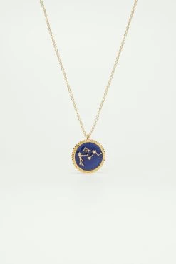 Les Néréides Collier Pendentif Signe Astrologique Verseau