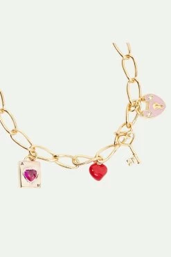Les Néréides Bracelet Chaine Rectangle Et Charm's D'amour -Les Néréides fr 9bad0ba1 21aa 4fcb b042 0d7ea37b49bd