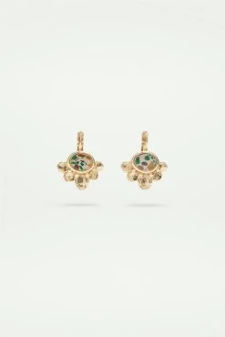 Les Néréides Boucles D'oreilles Dormeuses Terrazzo