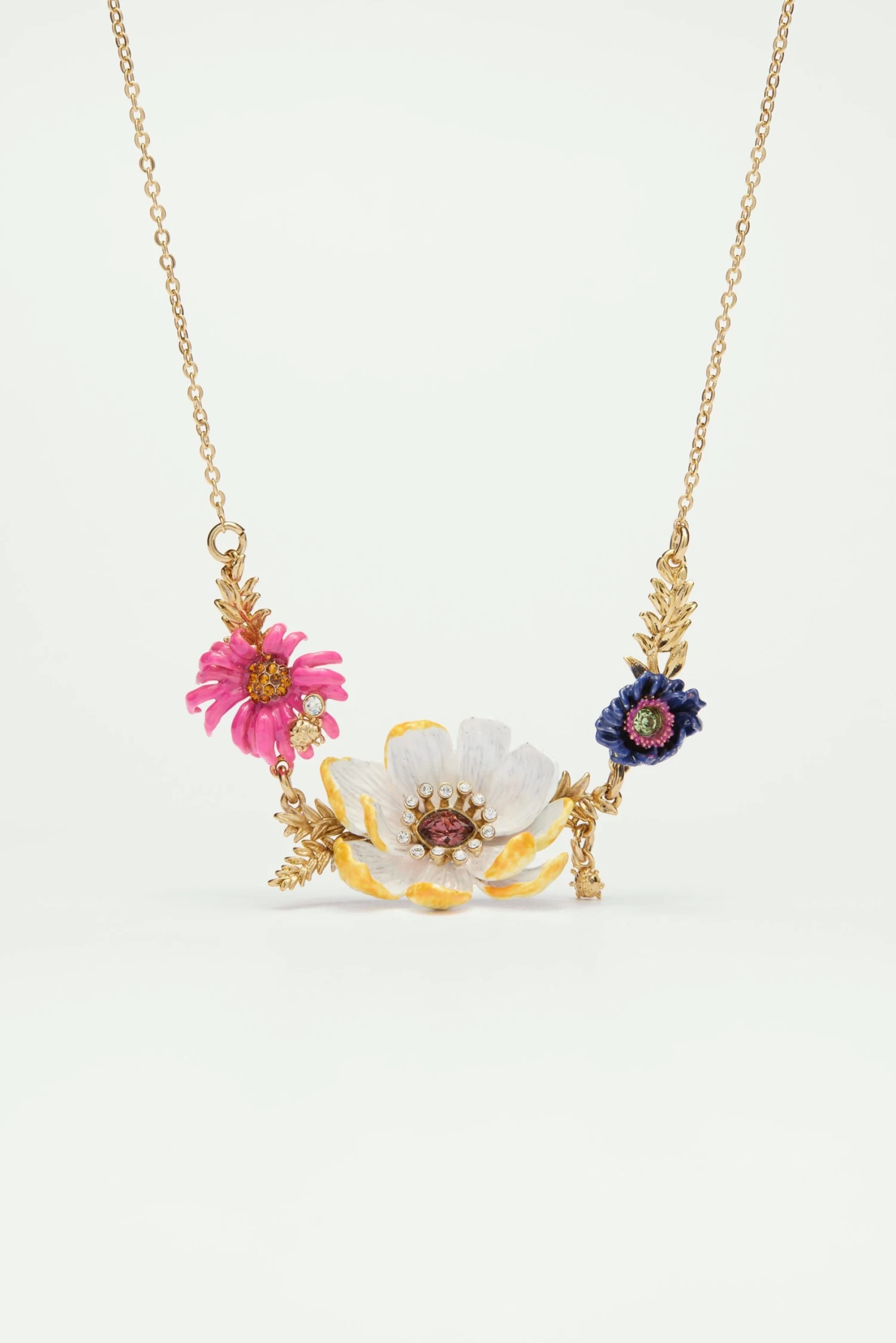 Les Néréides Collier Plastron Bouquet De Fleurs 1 Les Néréides Collier Plastron Bouquet De Fleurs