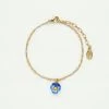 Les Néréides Bracelet Pendentif Fleur De Pensée