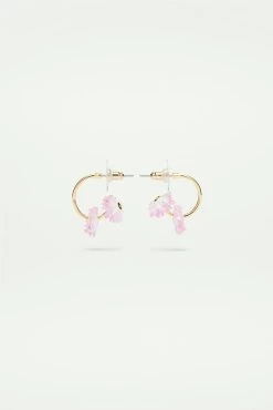 Les Néréides Boucles D’oreilles Tiges Créoles Et Marguerites