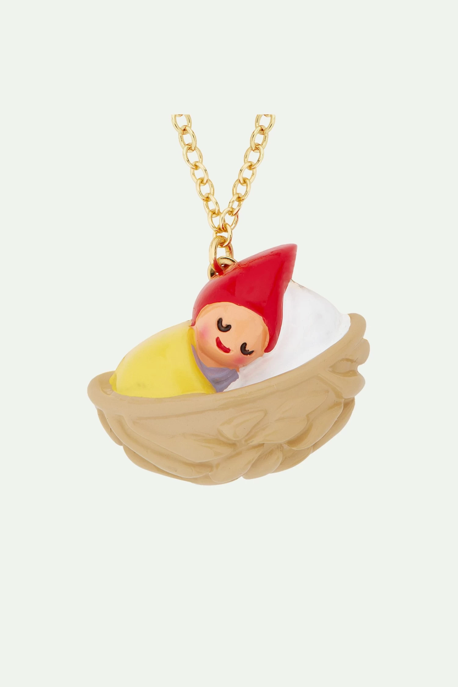 N2 By Les Néréides Collier Pendentif Coquille De Noix Et Enfant Nain De Jardin 4 N2 By Les Néréides Collier Pendentif Coquille De Noix Et Enfant Nain De Jardin – Image 4