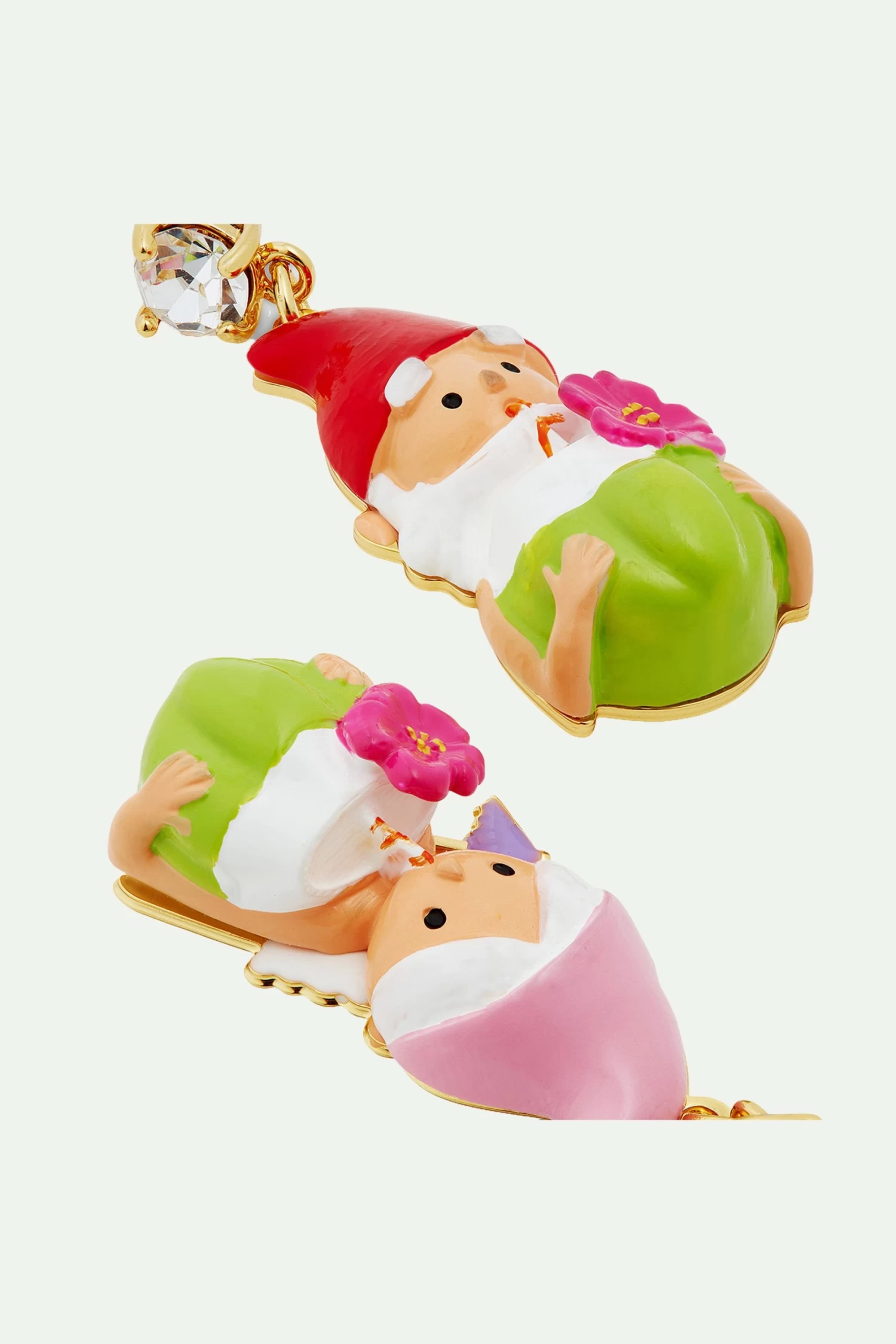 N2 By Les Néréides Boucles D'oreilles Tiges Asymétriques Couple Champimignon Et Cocktail 4 N2 By Les Néréides Boucles D'oreilles Tiges Asymétriques Couple Champimignon Et Cocktail – Image 4