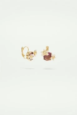 Les Néréides Boucles D'oreilles Dormeuses Fleurs De Vanille Et Verre Facetté -Les Néréides fr c115f619 60ed 4342 af49 6c80b0444cf3