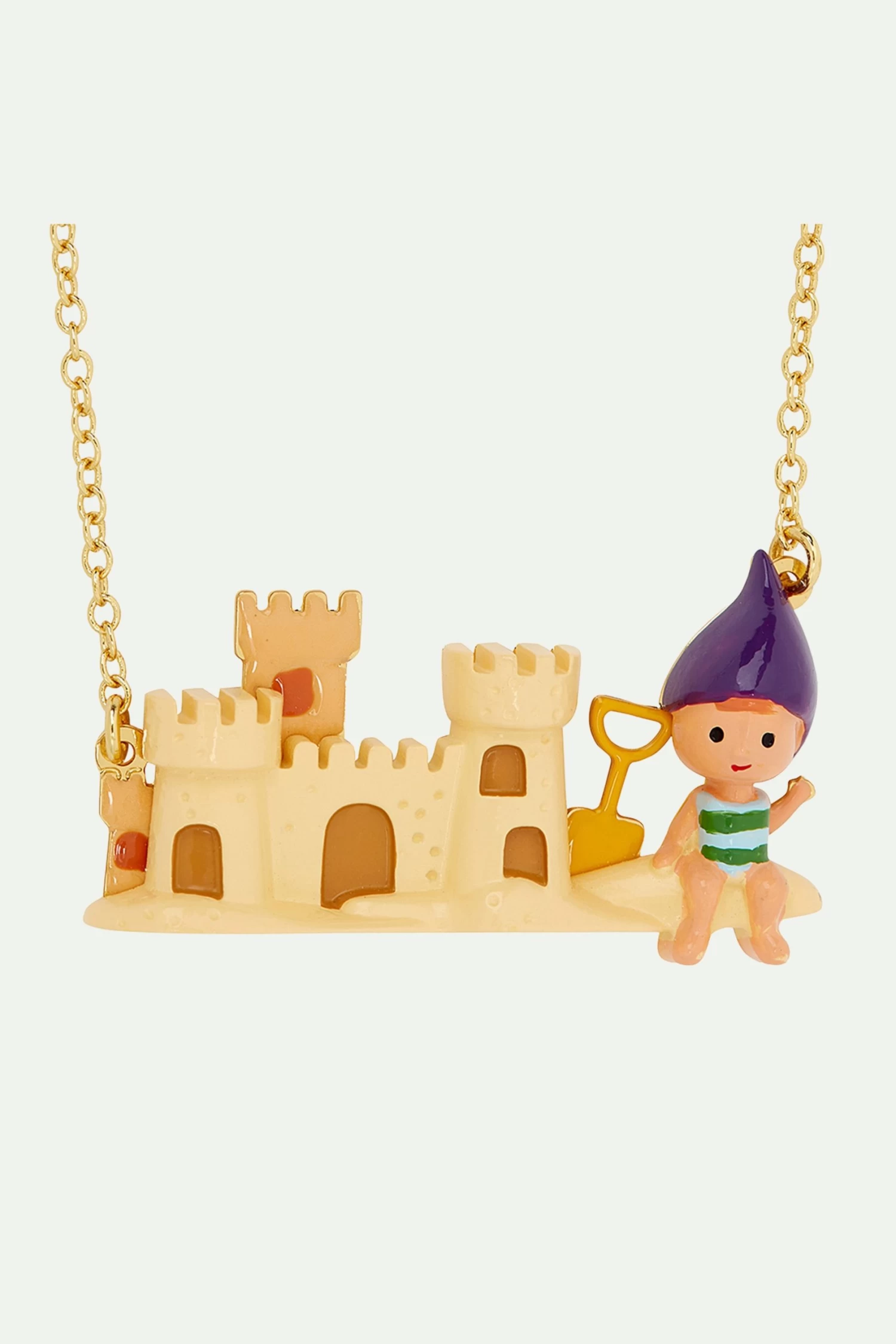 N2 By Les Néréides Collier Plastron Enfant Nain De Jardin Et Château De Sable 4 N2 By Les Néréides Collier Plastron Enfant Nain De Jardin Et Château De Sable – Image 4