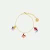 N2 By Les Néréides Bracelet Charm's Enfants Nains En Randonnée Et Champignon