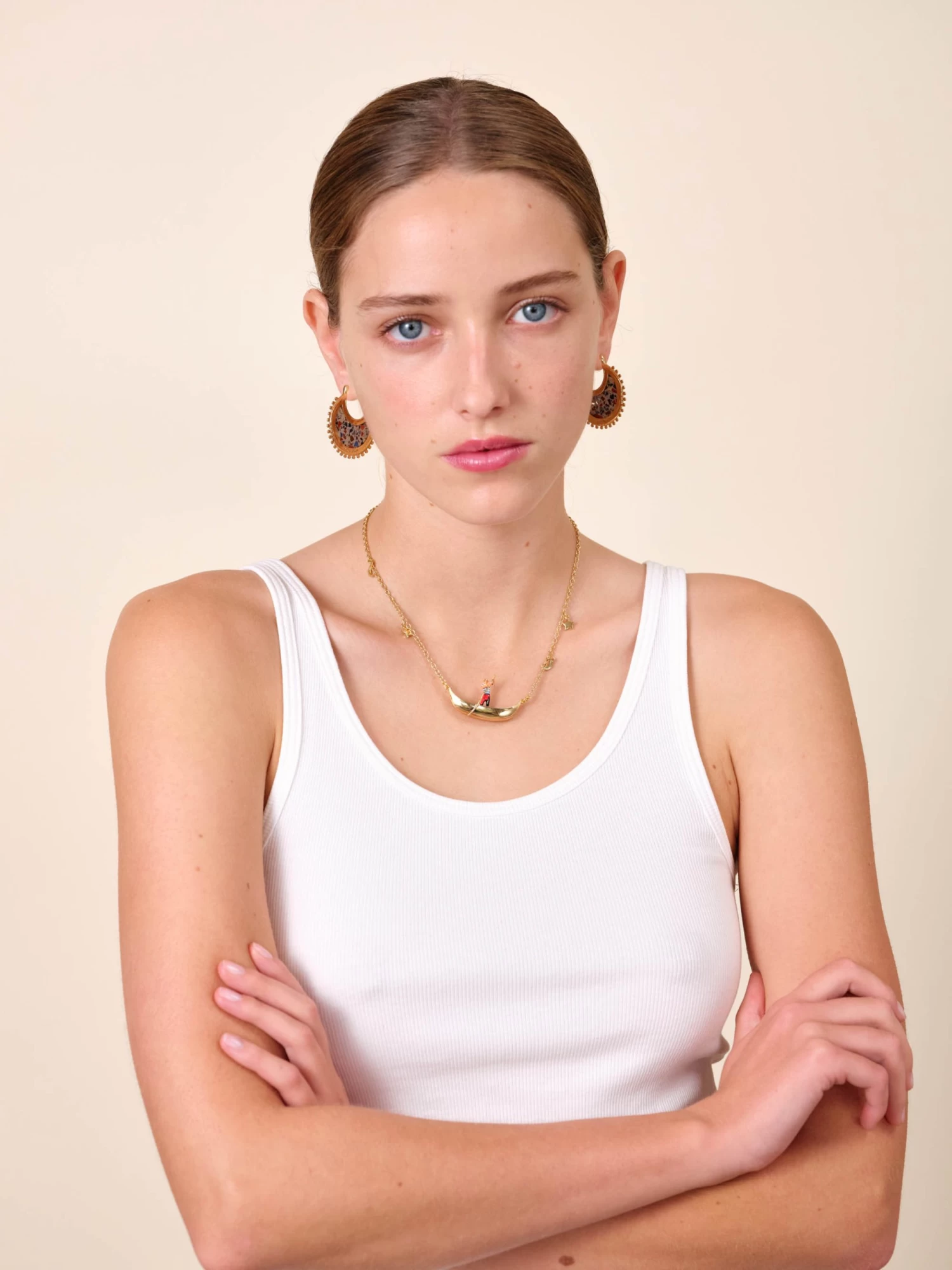 Les Néréides Collier Pendentif Batelier Et Gondole 2 Les Néréides Collier Pendentif Batelier Et Gondole – Image 2