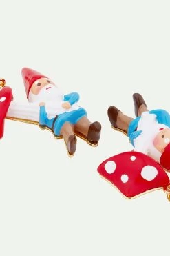 N2 By Les Néréides Boucles D'oreilles Nain De Jardin Et Champignon -Les Néréides fr d0053afb fceb 4064 85b8 e1417e9f8b3f
