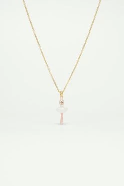 Les Néréides Collier Mini Ballerine En Tutu Blanc