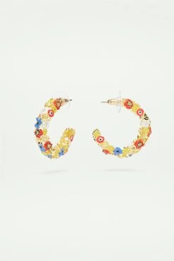 Les Néréides Boucles D’oreilles Créoles Fleurs Des Champs -Les Néréides fr d87f7f73 4c08 42a1 8dbc d2fa6a779c7f