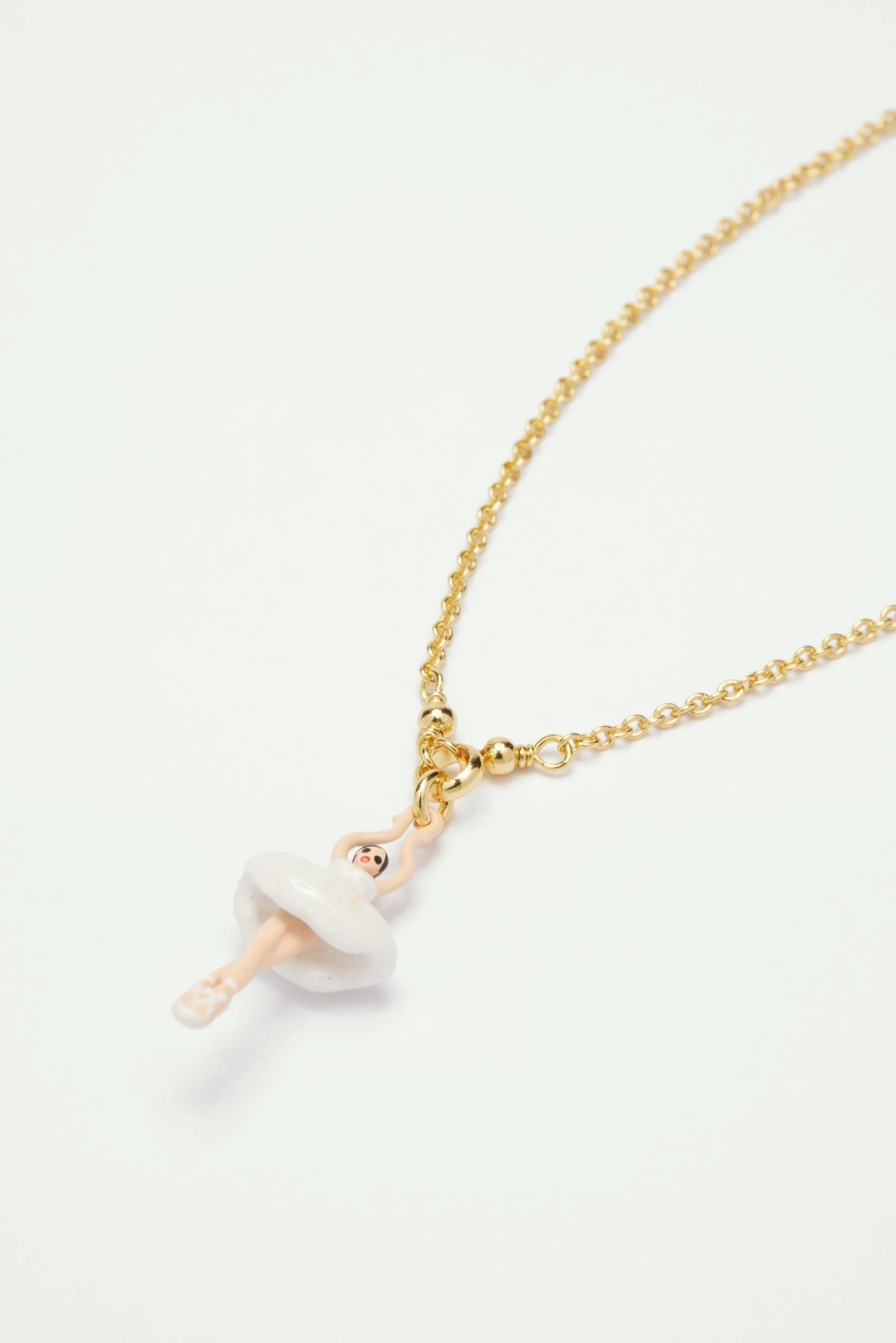 Les Néréides Bracelet Mini Ballerine En Tutu Blanc 2 Les Néréides Bracelet Mini Ballerine En Tutu Blanc – Image 2