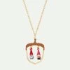 N2 By Les Néréides Collier Pendentif Noisette Et Nains De Jardin