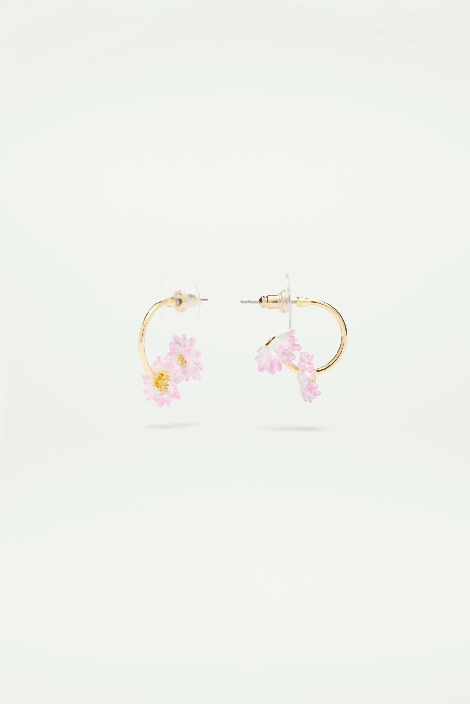 Les Néréides Boucles D’oreilles Tiges Créoles Et Marguerites 3 Les Néréides Boucles D’oreilles Tiges Créoles Et Marguerites – Image 3