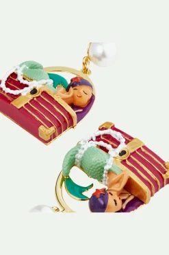N2 By Les Néréides Boucles D'oreilles Tiges Sirène Et Coffre Au Trésor -Les Néréides fr e4eb2bb5 73ba 49f5 92e2 fed38117b0c2