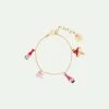 N2 By Les Néréides Bracelet Charms Champignon Et Nains De Jardin